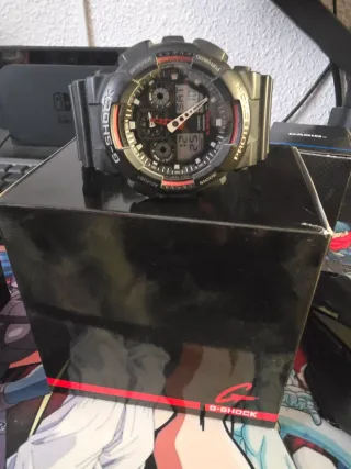 Reloj Casio G-Shock Negro y Rojo