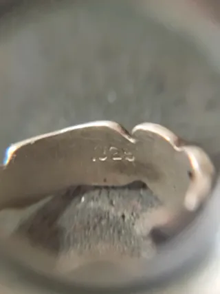 Anillo Plata Diseño Floral Rosa