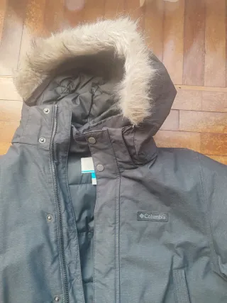 Abrigo Parka Columbia Gris talla S