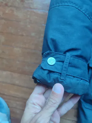 Abrigo Parka Columbia Gris talla S