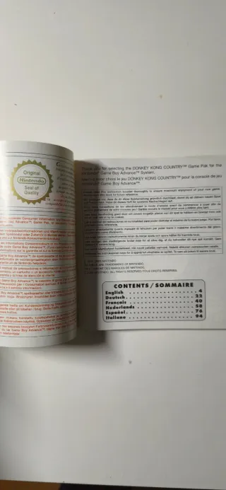 Manual Donkey Kong Country - GBA