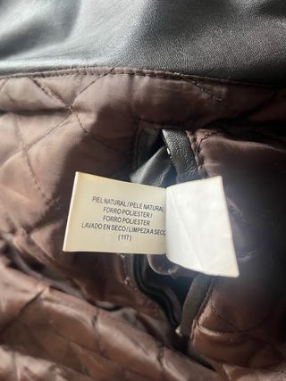 Cazadora piloto piel marrón