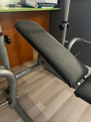 Banco de pesas multifuncional