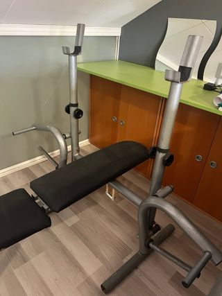 Banco de pesas multifuncional