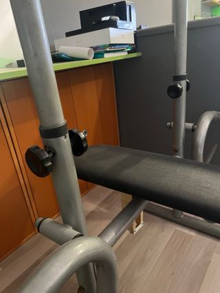 Banco de pesas multifuncional