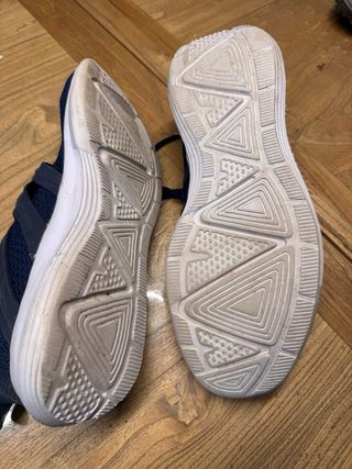 Zapatillas deportivas hombre tela azul