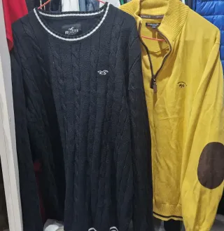 2 jerséis Hollister y Spagnolo Talla XL 30 los 2
