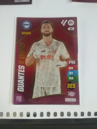 Lote 5 cromos Adrenalyn Guantes de Oro