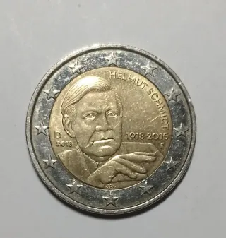 Moneta 2 Euro Commemorativa Germania 2018