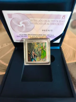 Moneda 10€ El Greco La Anunciación 2010