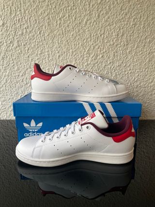 Adidas Stan Smith Blancas y Rojas