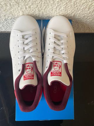 Adidas Stan Smith Blancas y Rojas