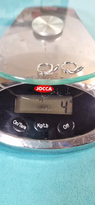 NIÑAS, Pendientes Pitón de Plata 925 y Circonitas