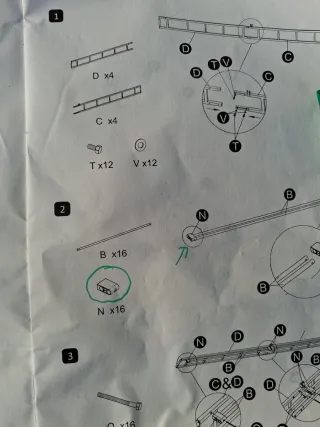 Velador Carrefour 3x3m Beige