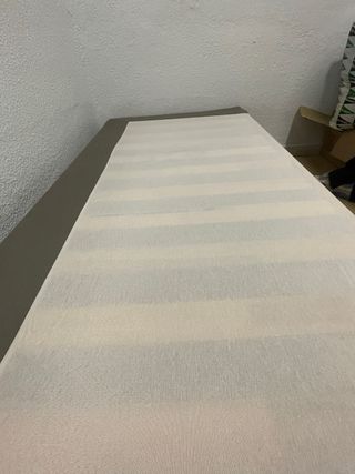 Somier cama 80cm madera y metal