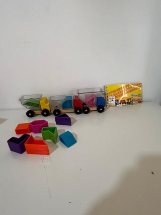 Camión de rompecabezas de formas