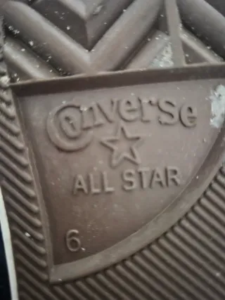 Converse plataforma negras talla 39