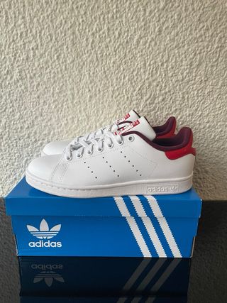 Adidas Stan Smith Blancas y Rojas