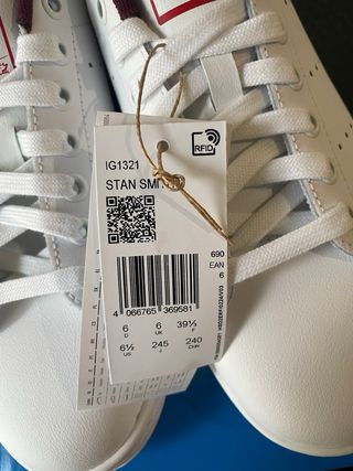 Adidas Stan Smith Blancas y Rojas