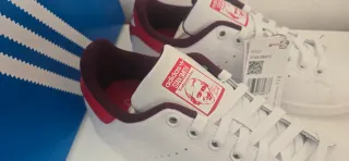 Adidas Stan Smith Talla 40 Rojas y Blancas