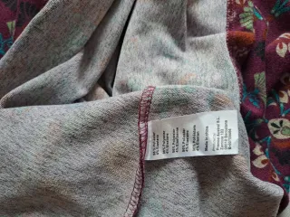 Vestido Surkana estampado manga larga