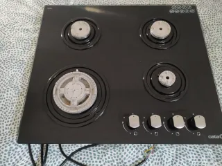 Placa de cocina de gas Cata cristal