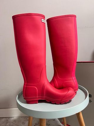 Botas Hunter Rosa Coral