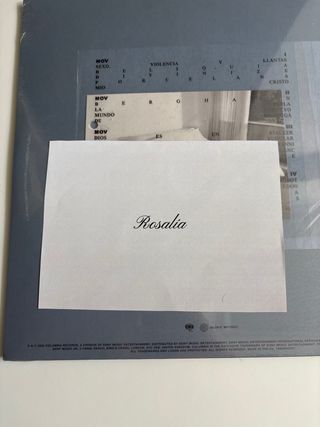 Vinilo Lux firmado Rosalía