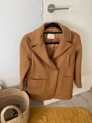 Abrigo Zara Marrón Talla S
