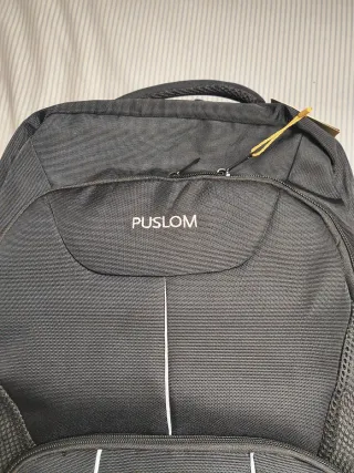 Mochila PUSLOM Grande Impermeable Negra