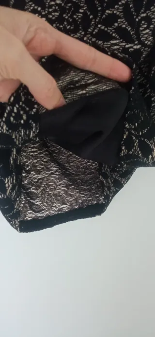 Elegante top Negro y Dorado