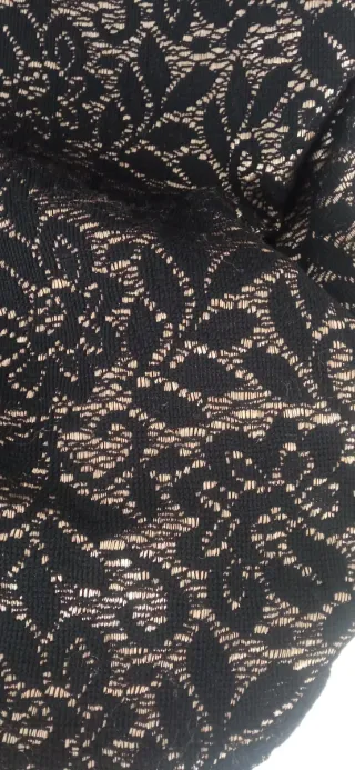 Elegante top Negro y Dorado