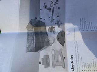 Gabbia per criceti H 38+18 L 79 L 48 cm