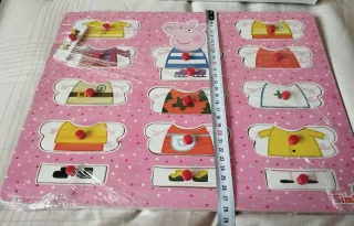 Puzzle madera Vestidos Peppa Pig