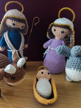 Belén crochet 20cm