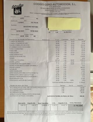 Audi A6  quattro 2.5 TDI V6 180 cv