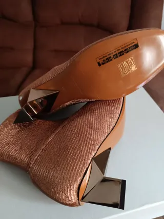 Botines Robert Clergerie mujer dorados