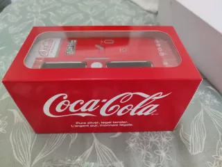 Máquina Coca-Cola Colección 4 Monedas Plata