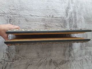 Set di 2 quadri classici con medaglie romane