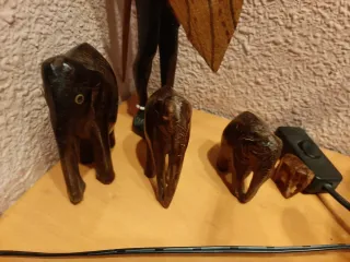 Artesanía Africana Figura Guerrero