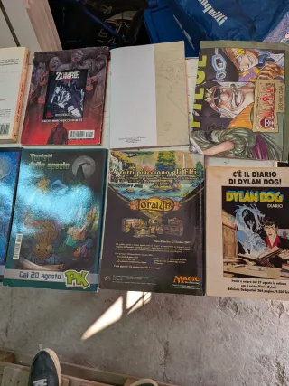 Lotto 10 fumetti e libri buono stato Dylan dog ecc