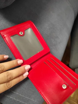Monedero mujer rojo