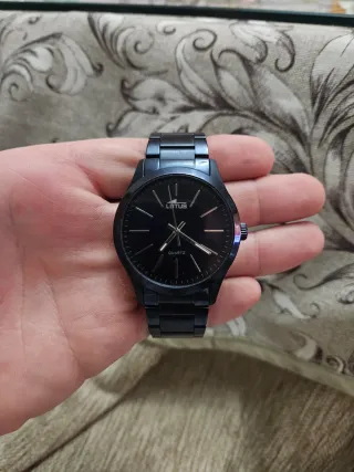 Reloj Lotus Hombre Negro/Azul