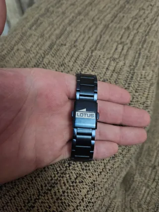 Reloj Lotus Hombre Negro/Azul