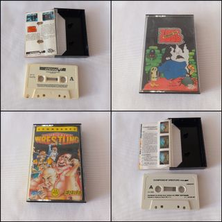 LOTE X13 COMMODORE VIDEOJUEGOS RETROGAMING AÑOS 80