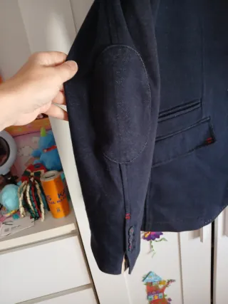 Chaqueta Zara Hombre Azul Invierno