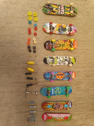 8 Mini Patinetes Skate Dedos