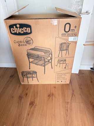 Vaschetta da bagno con fasciatoio Chicco Cuddle & Bubble