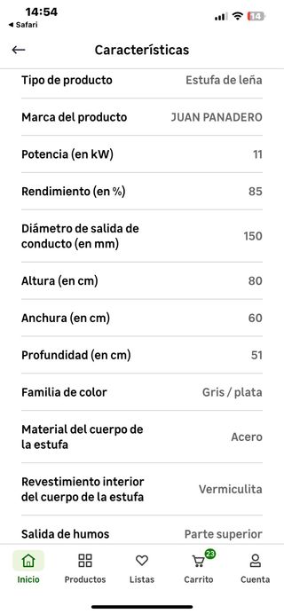 Chimenea, horno de leña