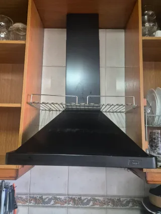 Campana extractora, vitro y horno